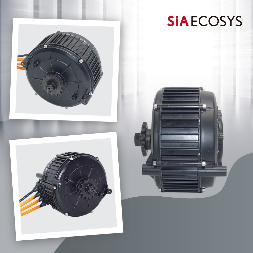 미국 창고에 보관 중인 QSMOTOR 미드 드라이브 모 - Mid Drive Motor Kit 72V 5000W 리뷰 및 가격