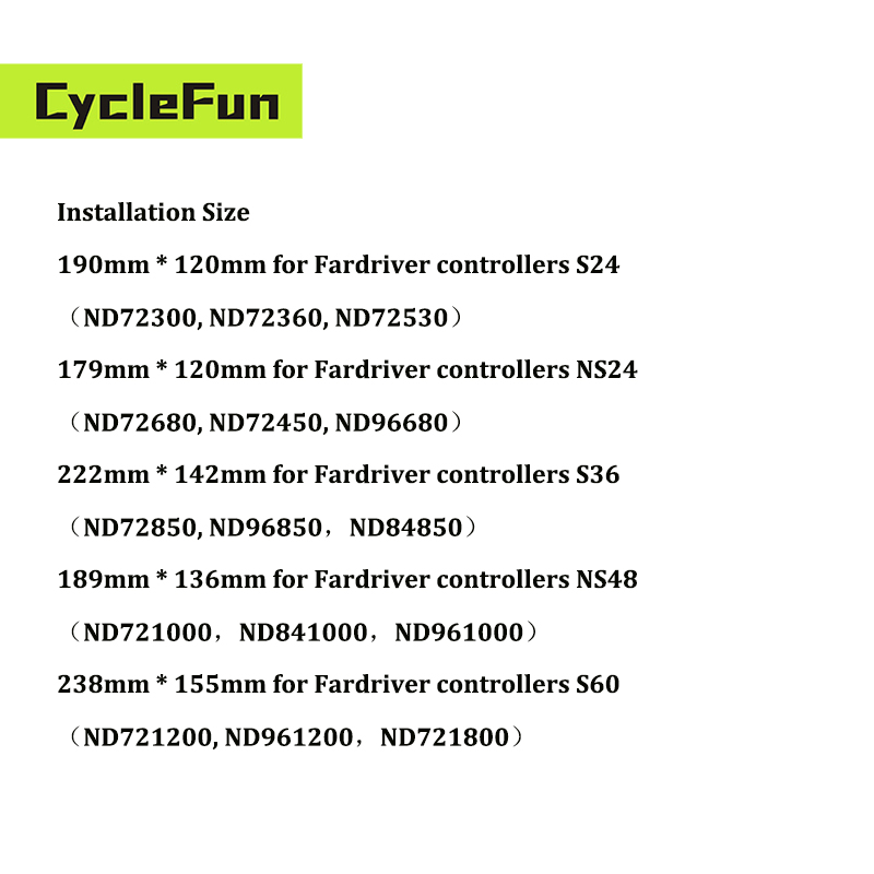 다양한 모델 수냉식 하단 플레이트 CNC 알루미늄 (파 - Fardriver Nd72850 Controller 리뷰 및 가격